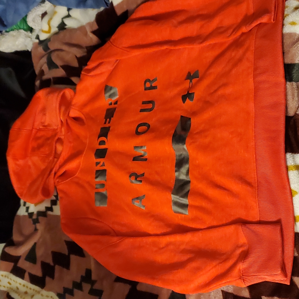 🌻Orange Under Amour Hoodie  Brand New!!